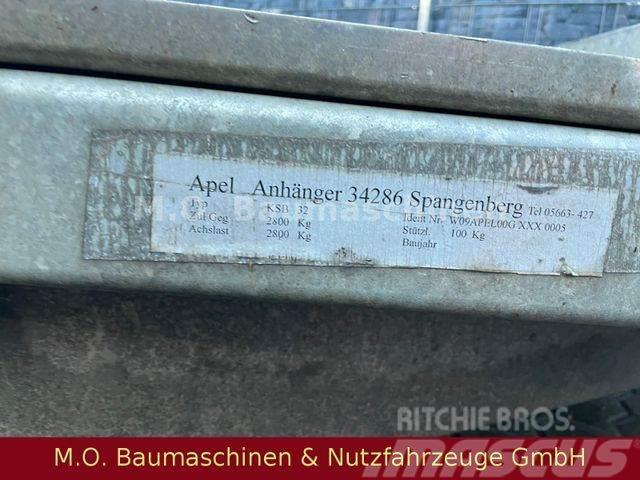  Apel Spangenberg KSB 32 / 2.380 Kg / Tüv 2023 / Góndola de cama rebajada