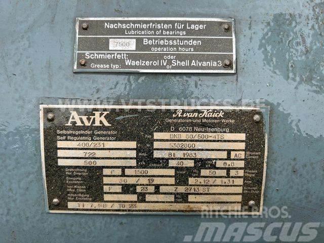 AVK DKB 80/500-4TS Stromgenerator 400V 500 kVA Otros componentes