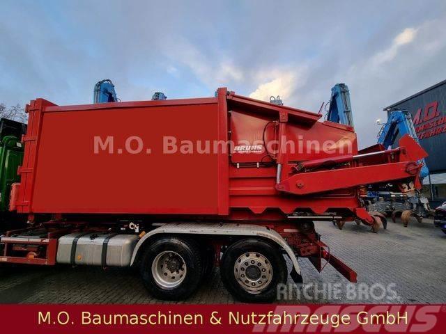 Bruns SP 1502 / Müllsammelaufbau/ Hecklader / Camiones de basura