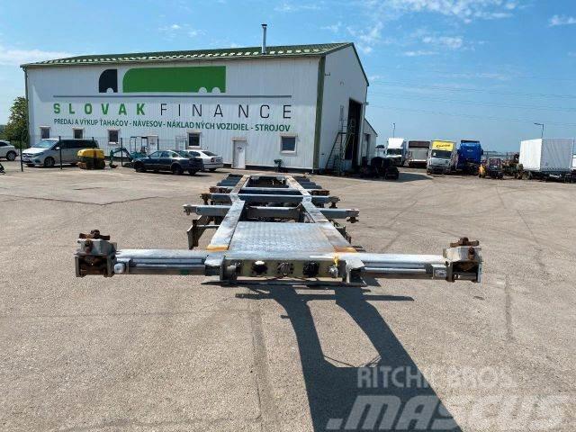 Fliegl trailer for containers galvanized frame vin 319 Semirremolques chasis