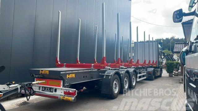  HD Truck Solution Holz und Langmaterial Semirremolques de transporte de madera
