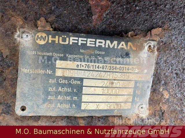 Hüffermann HMA 24.24 / Muldenanhänger / 24t Remolques portacontenedores