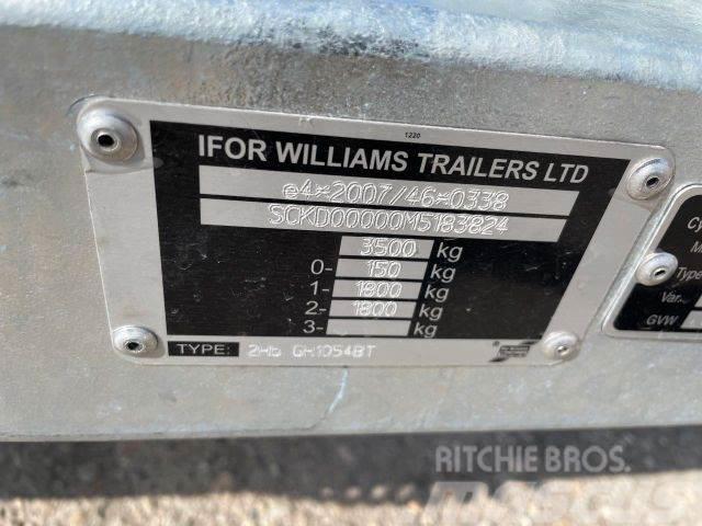 Ifor Williams 2Hb GH35, NEW NOT REGISTRED,machine transport824 Remolques para transporte de vehículos