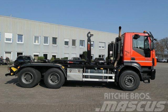 Iveco AD260T 6x4, Hiab XR21S51, 500PS, Kurzer Radstand Camiones polibrazo