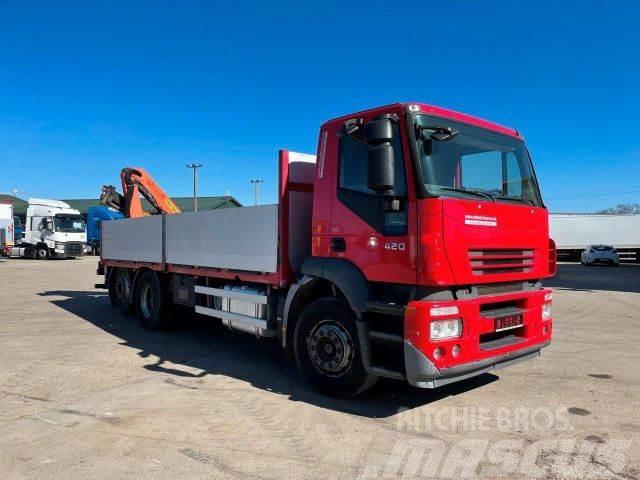 Iveco STRALIS 260S42 6x2 manual EURO4, with crane,610 Camiones grúa