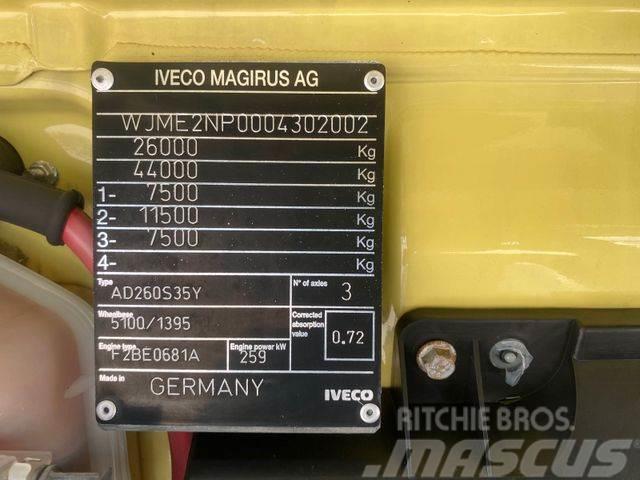 Iveco STRALIS 350 with sides 6x2, crane,EURO 3 vin 002 Camiones plataforma