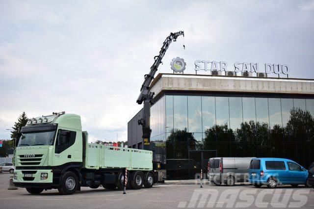 Iveco STRALIS 500 8x2 PALFINGER PK 50002 FLY JIB WINCH Camiones grúa