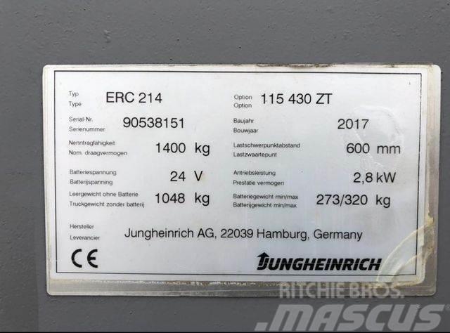 Jungheinrich ERC 214 - 4300MM HUB - 1400KG - NEUWERTIG Recogepedidos de gran altura