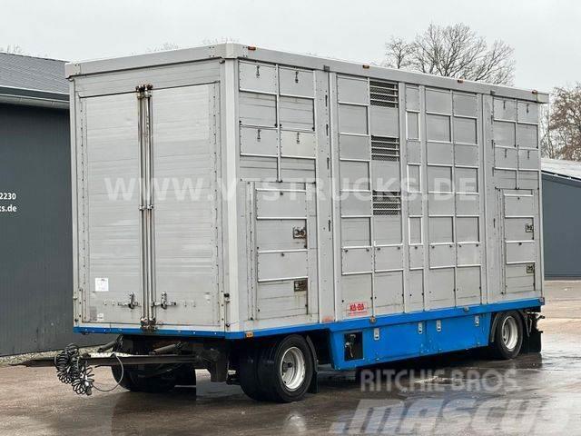 KA-BA 4.Stock Anhänger Aggregat, Tränke, Hubdach Remolques para transporte de animales