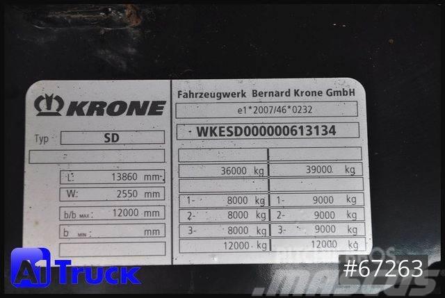 Krone SDK 27, Koffer, 1 Vorbesitzer, TÜV 08/2024 Semirremolques con carrocería de caja