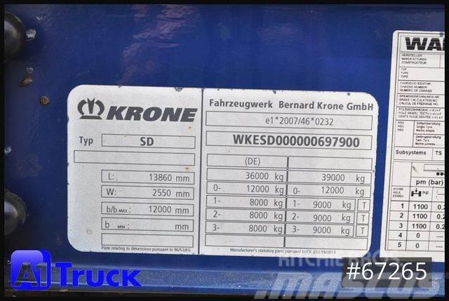 Krone SDK 27, Koffer, Doppelstock, 279.037km Semirremolques con carrocería de caja