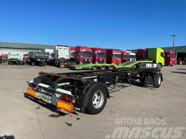 Krone trailer for containers vin 148 Sin carrozar