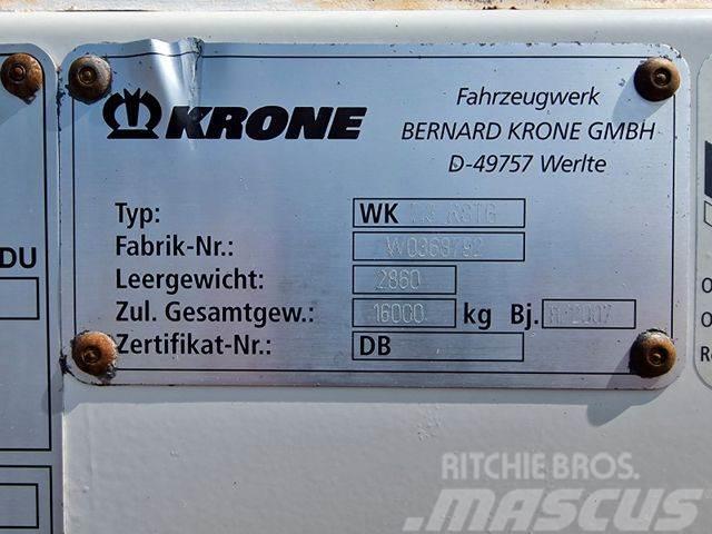 Krone WK 7.3 RSTG / Rolltor / Textil / Koffer Plataformas