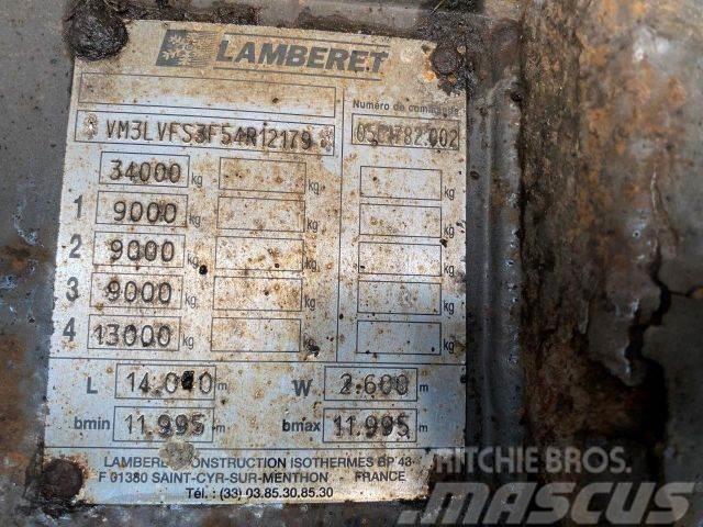 Lamberet freezer vin 179 Semirremolques isotermos/frigoríficos