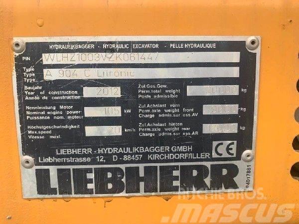 Liebherr A904C Excavadoras de ruedas