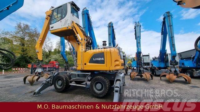 Liebherr LH 24 M Litronic /ZSA/AC/Hochf. Kabine /Greifer/ Excavadoras de ruedas