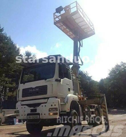 MAN TGA 18.310 4x4 AMV Platform 360 1000kg Plataformas sobre camión