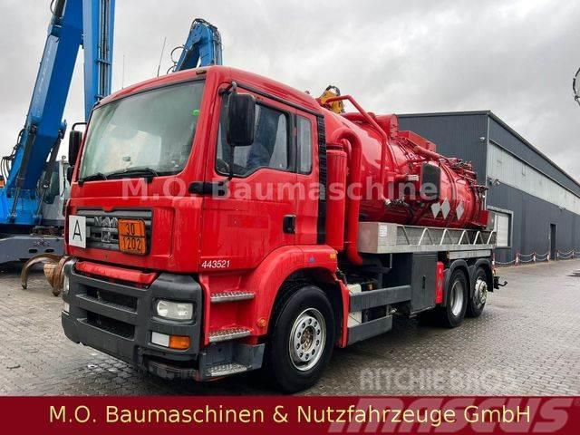 MAN TGA26.313/6x4 /Kutschke Saug u. Spühlwagen / Camiones aspiradores/combi