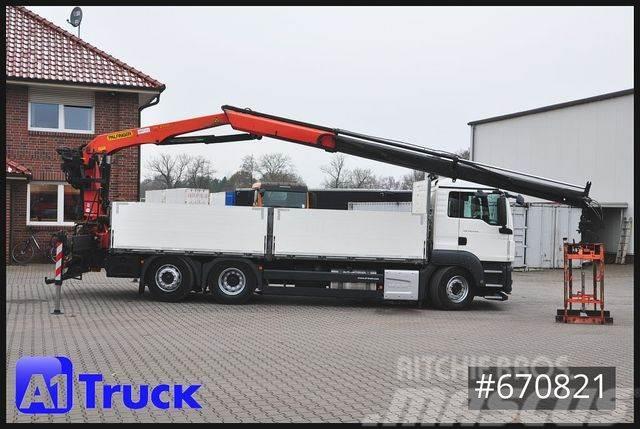 MAN TGS 26.440, Kran PK21000-3L Lenkachse, Camiones plataforma