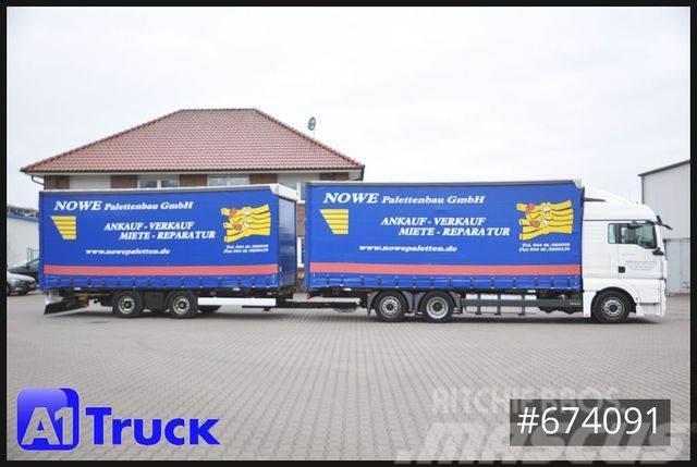 MAN TGX 26.400 XLX Jumbo Komplettzug Camión con caja abierta