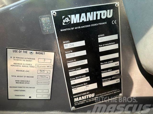 Manitou MRT 2540 P manipulator vin 065 Cargadoras sobre ruedas
