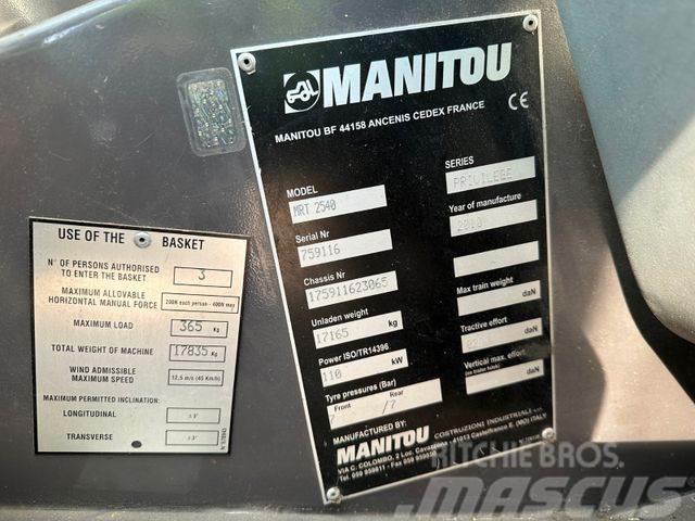 Manitou MRT 2540 P manipulator vin 065 Grúas torre