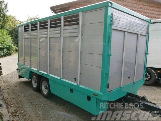  Menke-Janzen Tandem Einstock Top Zustand Remolques para transporte de animales