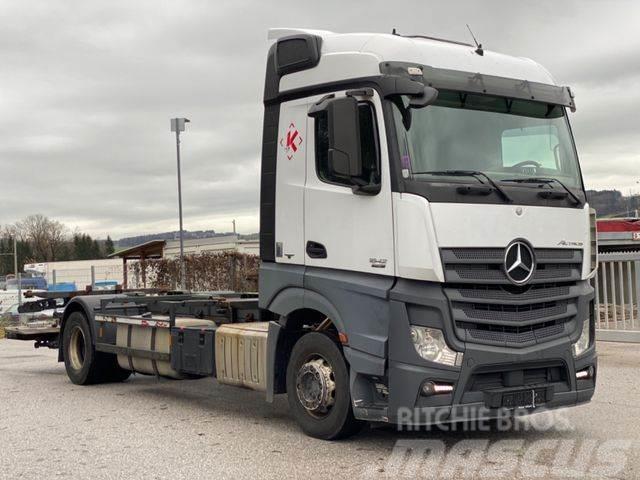 Mercedes-Benz 1842*ACTROS*WECHSELFAHRGESTELL+LBW*BDF*€6* Camiones chasis