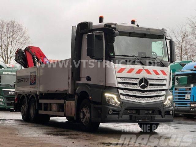 Mercedes-Benz Actros 2545 6x2 Lift-Lenk + HMF2320 Ladekran Camiones plataforma