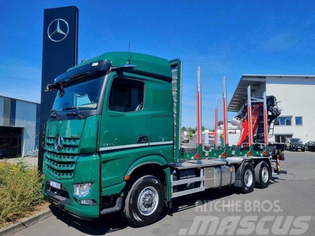 Mercedes-Benz Arocs 2751 L 6x2 (6x4) HAD + Kran: Epsilon M12Z Transporte de madera