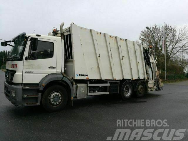 Mercedes-Benz Axor II 2529 6x2 FAUN Powerpress EURO 5 Camiones de basura