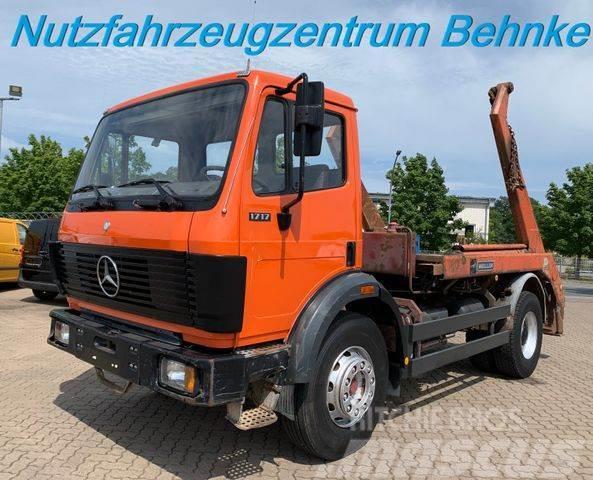 Mercedes-Benz SK 1717 Meiller Absetzer/ Diff-Sprerre/ 1 Hand Camiones con gancho