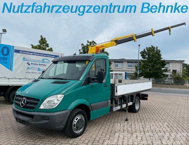 Mercedes-Benz Sprinter 519 CDI Pritsche / Hyva Kran 4,2m=600kg Furgonetas caja abierta