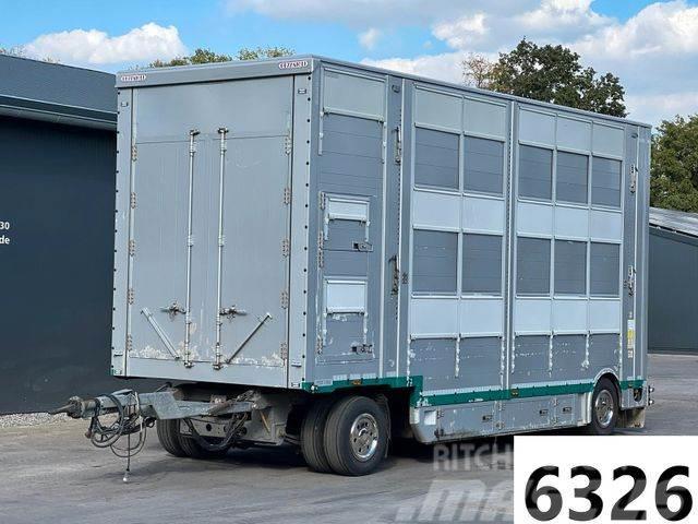 Pezzaioli RBA 21 3.Stock Anhänger mit Aggregat &amp; Hubdach Remolques para transporte de animales