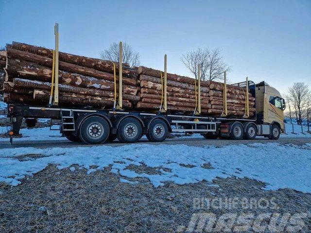  Rundholz Aufleger Semirremolques de transporte de madera