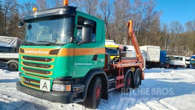Scania G410,erst309Tkm,MeilerAK16/Funk/Euro 6/Tüvfrei Camiones con gancho