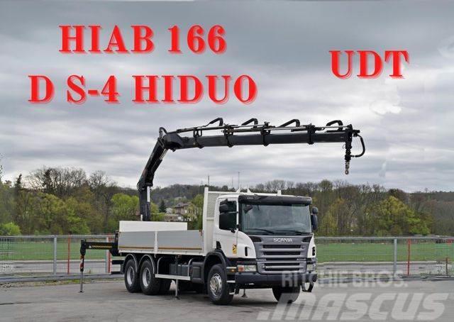 Scania P 360 * HIAB 166D S-4 HIDUO/FUNK * 6x4 Camiones grúa