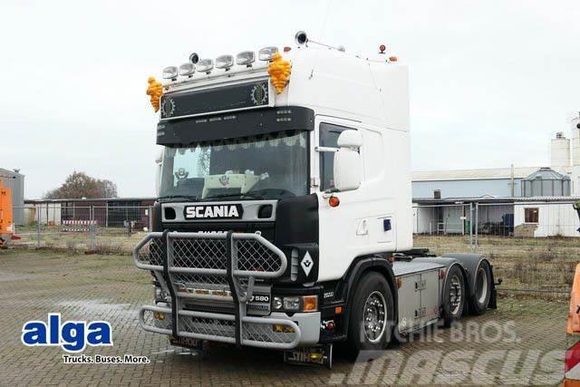 Scania R 164 6x2, V8, Hydraulik, ADR, Klima,Lampenbügel Cabezas tractoras