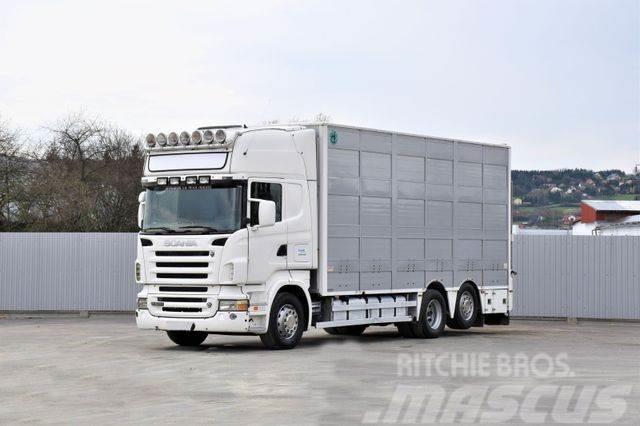 Scania R 500 TIERTRANSPORTWAGEN 7,10m / 4STOCK Camiones de ganado