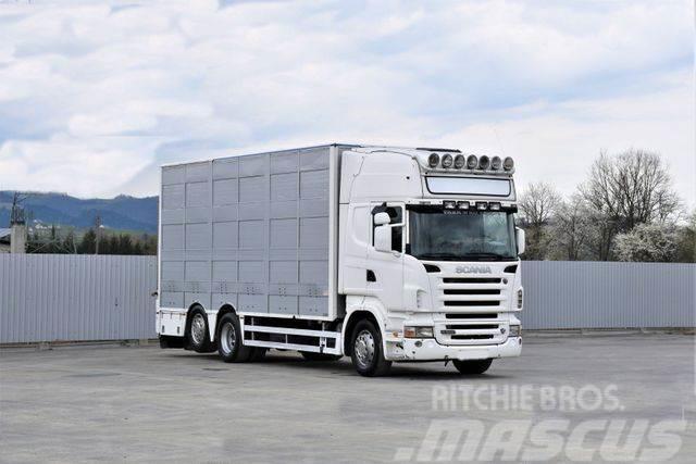 Scania R 500 TIERTRANSPORTWAGEN 7,10m / 4STOCK Camiones de ganado