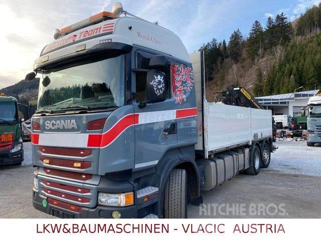 Scania R410 mit Kran Palfinger PK20002EH Camiones plataforma