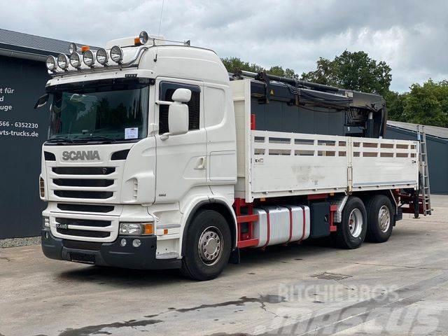 Scania R480 EU6 6x2 Retarder Lenk/Lift Hiab LK Camiones plataforma