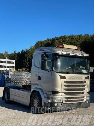Scania R490 GROSSE ADR KIPPHYDRAULIK Cabezas tractoras