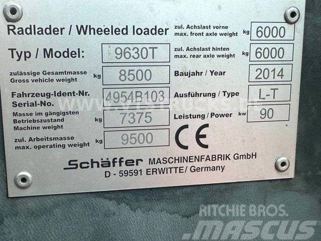 Schäffer 9630T Tele-Radlader Bj.2014 Cargadoras sobre ruedas