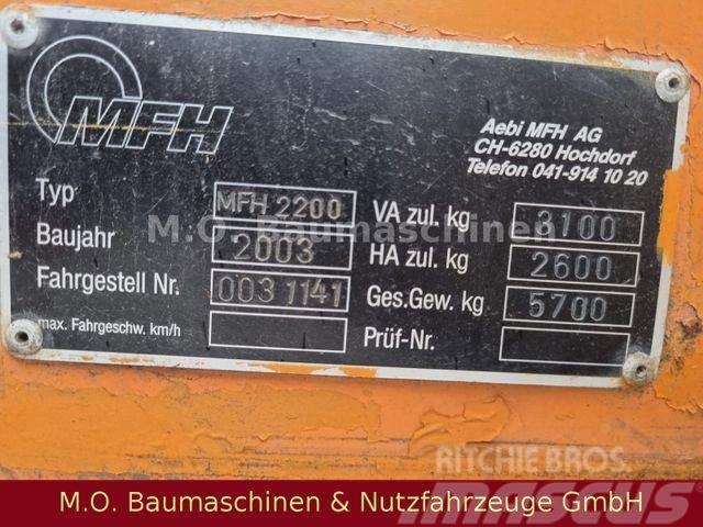Schmidt AEBI Bougie MFH 2200 / Kehrmaschine / Otros tipos de vehículo de asistencia