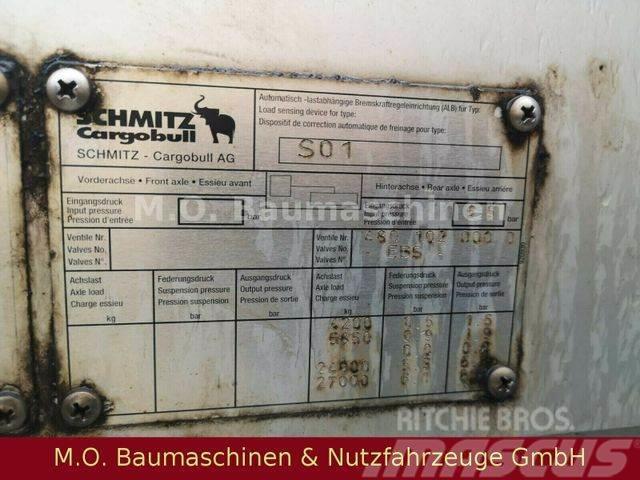 Schmitz Cargobull S 01 / 3 Achser / Luftgefedert / Semirremolques de góndola rebajada