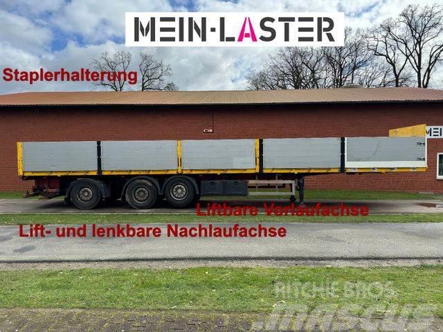 Schröder Pritsche Staplerhalterung Lenkachse Semirremolques de plataformas planas/laterales abatibles