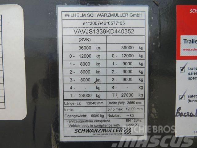 Schwarzmüller S 1*J-Serie*Standart*Lift Achse*XL Code* Semirremolques con caja de lona