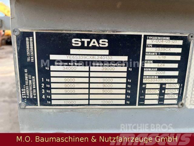 Stas S339CX / 3 Achser / Luft / Plane / Semirremolques bañera