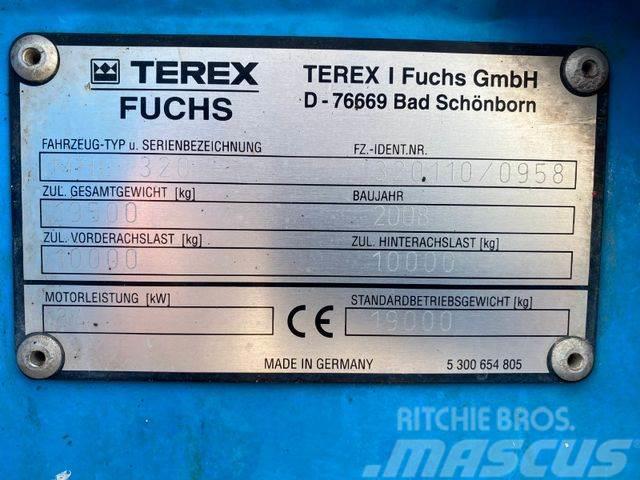Terex Fuchs MHL 320 Umschlagbagger **BJ. 2008 * 7701H Excavadoras de ruedas